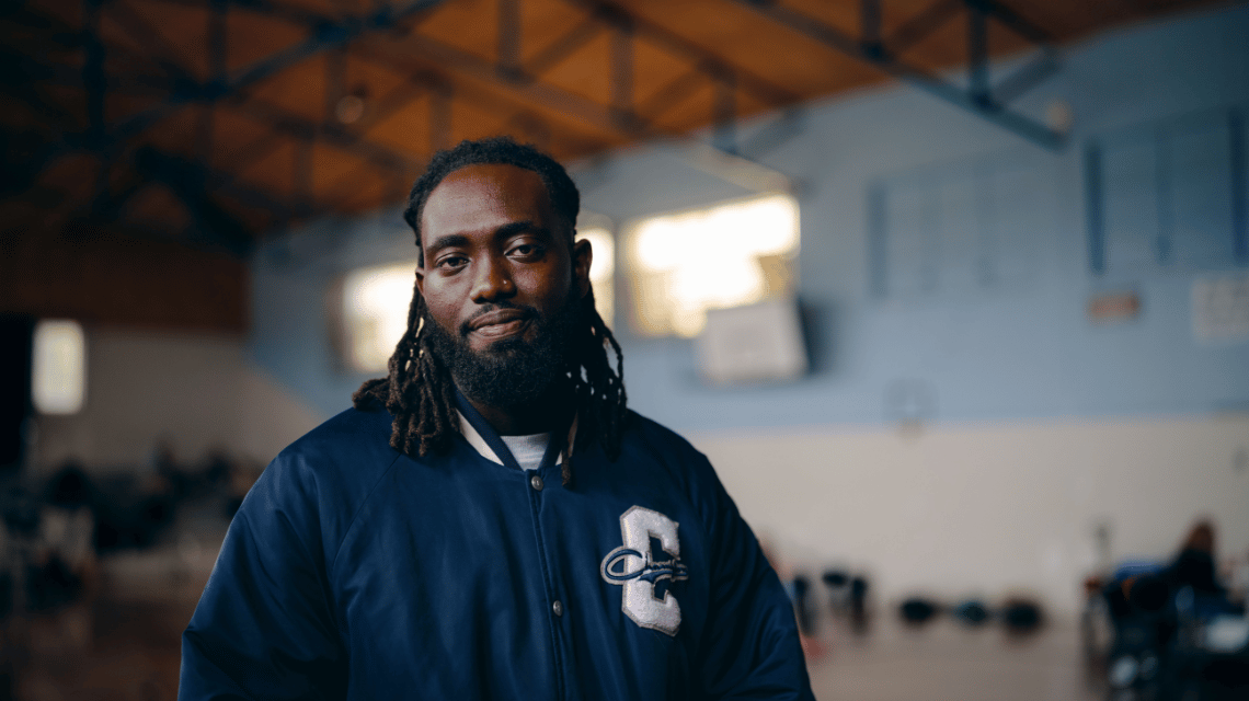 Portrait of Mawout, a participant in What Kind of Man Do You Want to Be?